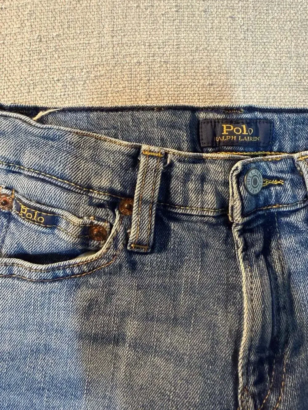 Polo Ralph Lauren The Hampton Straight Kids Denim Jeans Size 6